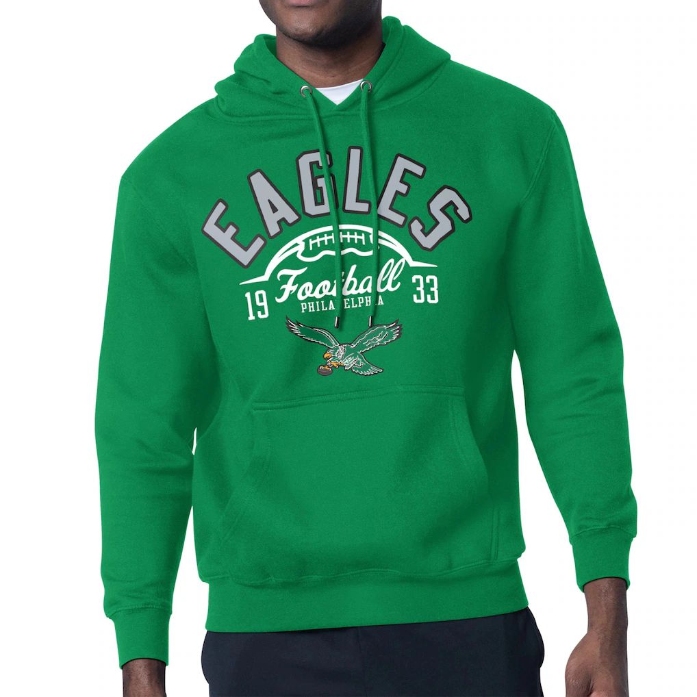 Men 2026 NFL Philadelphia Eagles Green Hoodie hooded style 01-0